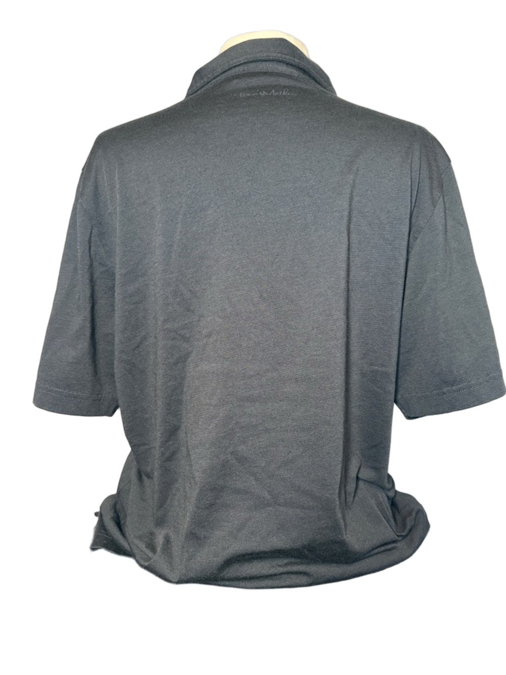 TravisMathew Trump National Bedminster Men’s Dark Gray Golf Polo Shirt Size Med - Picture 2 of 6